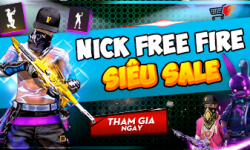 Nick Free Fire Siêu Sale